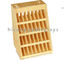 Ξύλινο Countertop 240 ραφιών επίδειξης σημύδων ουσιαστικό λιανικό ράφι επίδειξης 4-σειρών μπουκαλιών προμηθευτής