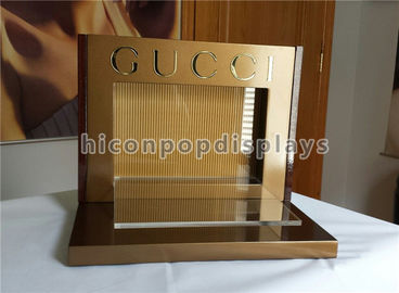 Κίνα Ακρυλική μετάλλων αντίθετη επίδειξης ραφιών στάση επίδειξης εμπορικού σήματος οπτική για τη Gucci Eyewear προμηθευτής
