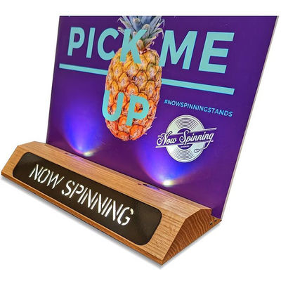 Μαγαζί λιανικής πώλησης κοu'φωμάτων ξύλινη σημαδιών αφισών στάση επίδειξης επίδειξης οδηγημένη λύση προμηθευτής